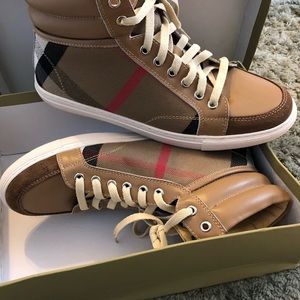 Burberry Sneakers Tan Mens 8